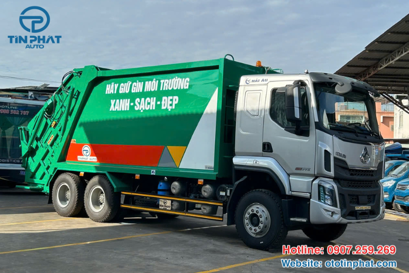 Xe ép rác 24 khối Chenglong