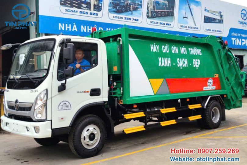 XE ÉP RÁC 12 KHỐI THACO OLLIN S720