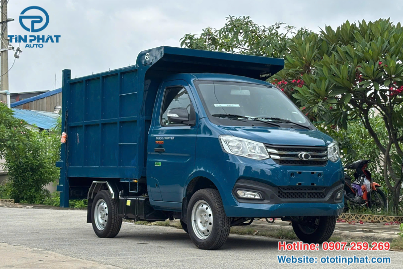 XE CHỞ RÁC 4 KHỐI THACO