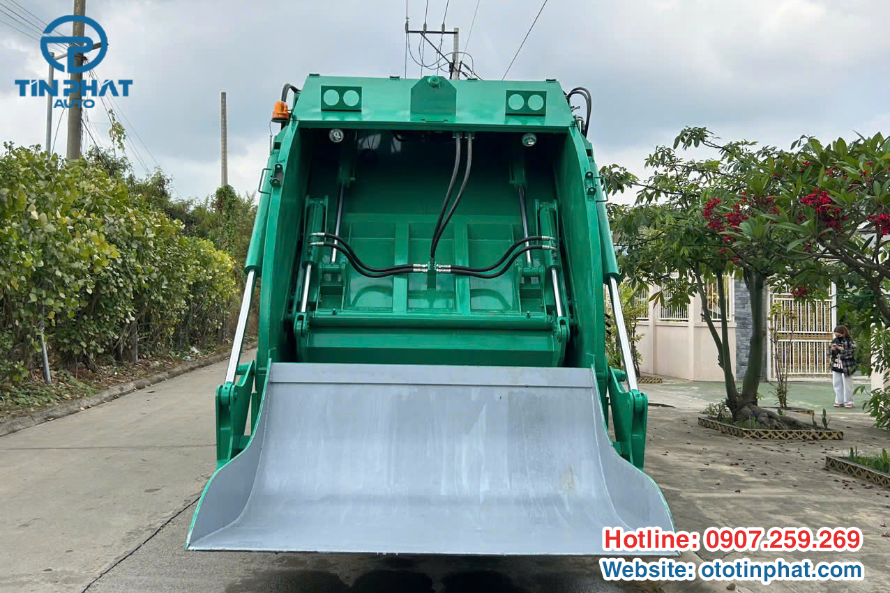 Xe ép rác 14 khối ISUZU