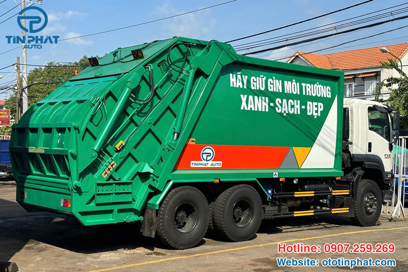 XE ÉP RÁC 22 KHỐI ISUZU FVZ