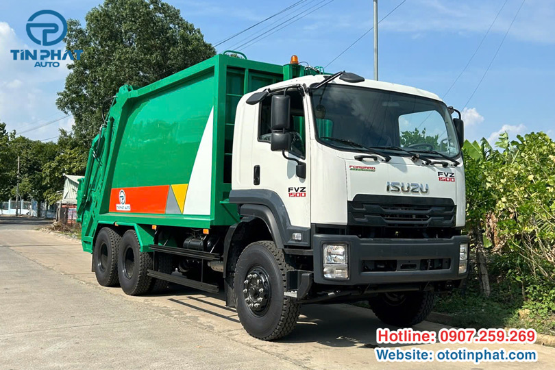 Xe ép rác 22 khối ISUZU FVZ chất lượng cao