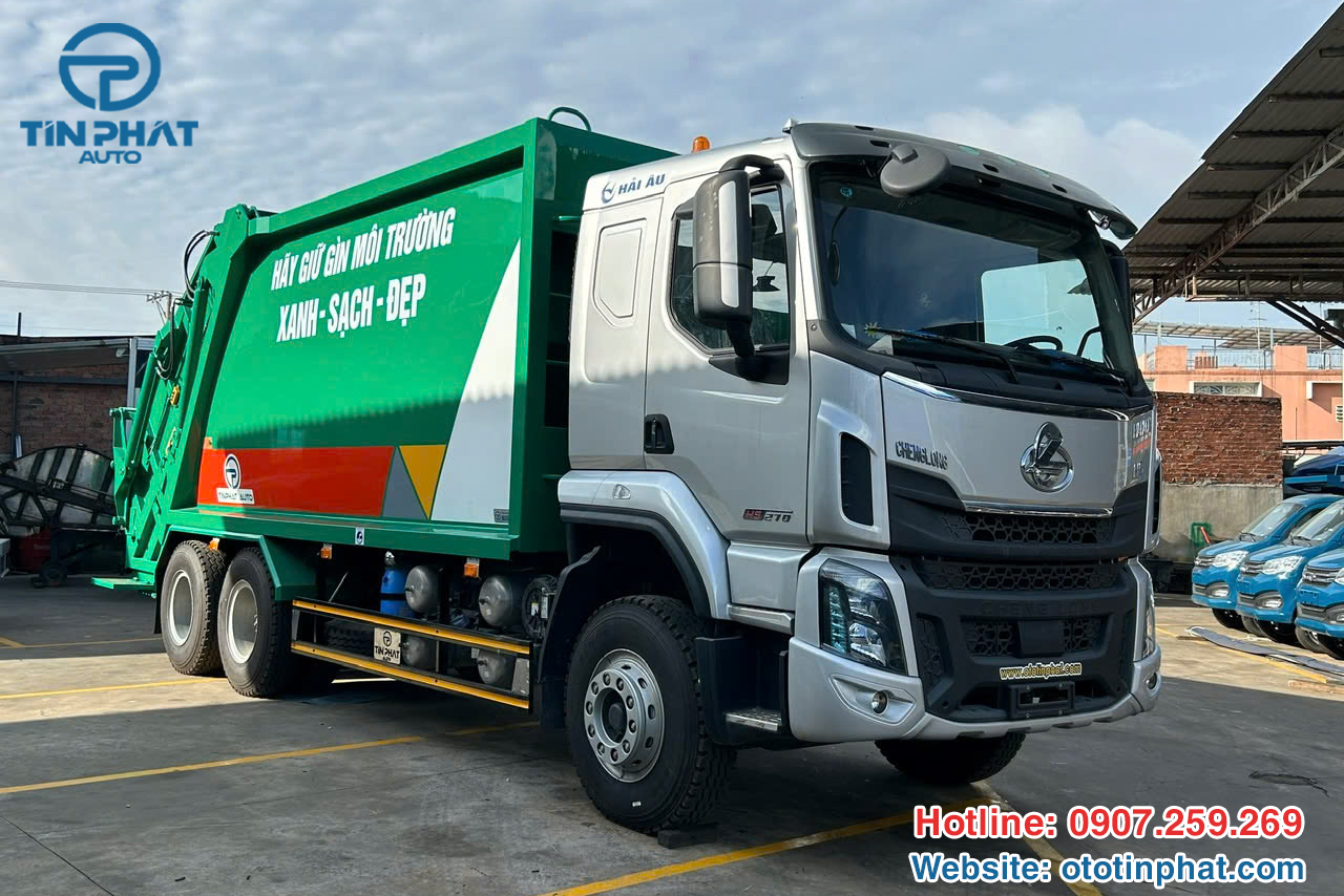 Xe ép rác 24 khối ChengLong