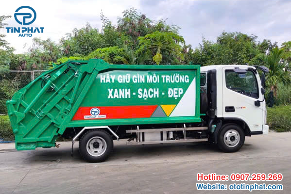 Xe ép rác Thaco Ollin S700 6 khối 