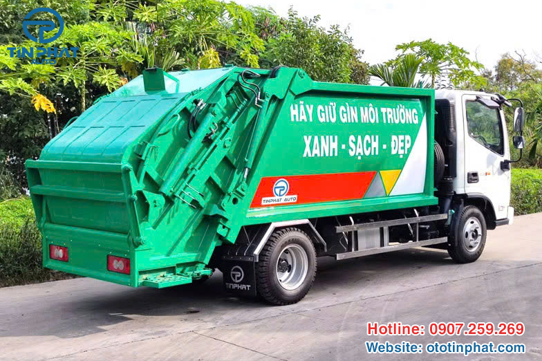 Xe ép rác 6 khối Thaco Ollin S700