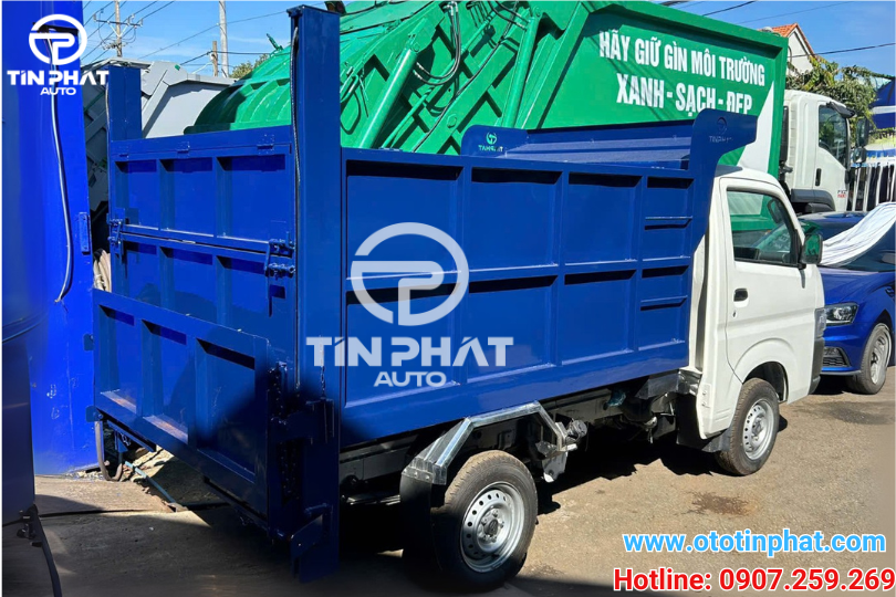 Xe thu gom rác 3 khối ô tô tín phát 